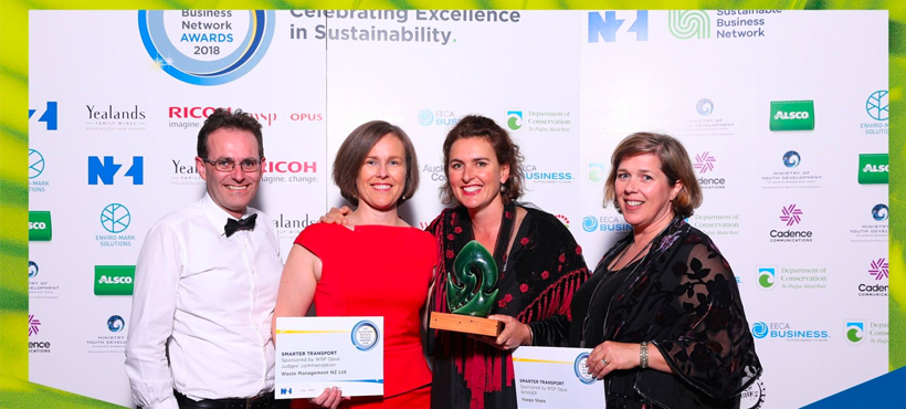 Highly Commended at the NZI Sustainable Business Network Awards