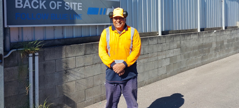 Dev Singh - Team Leader at the Tauranga recycling plant