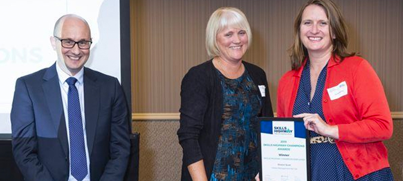 Waste Management Wins at Skills Highway Champion Awards