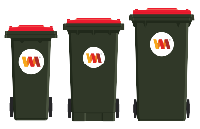 3 bins