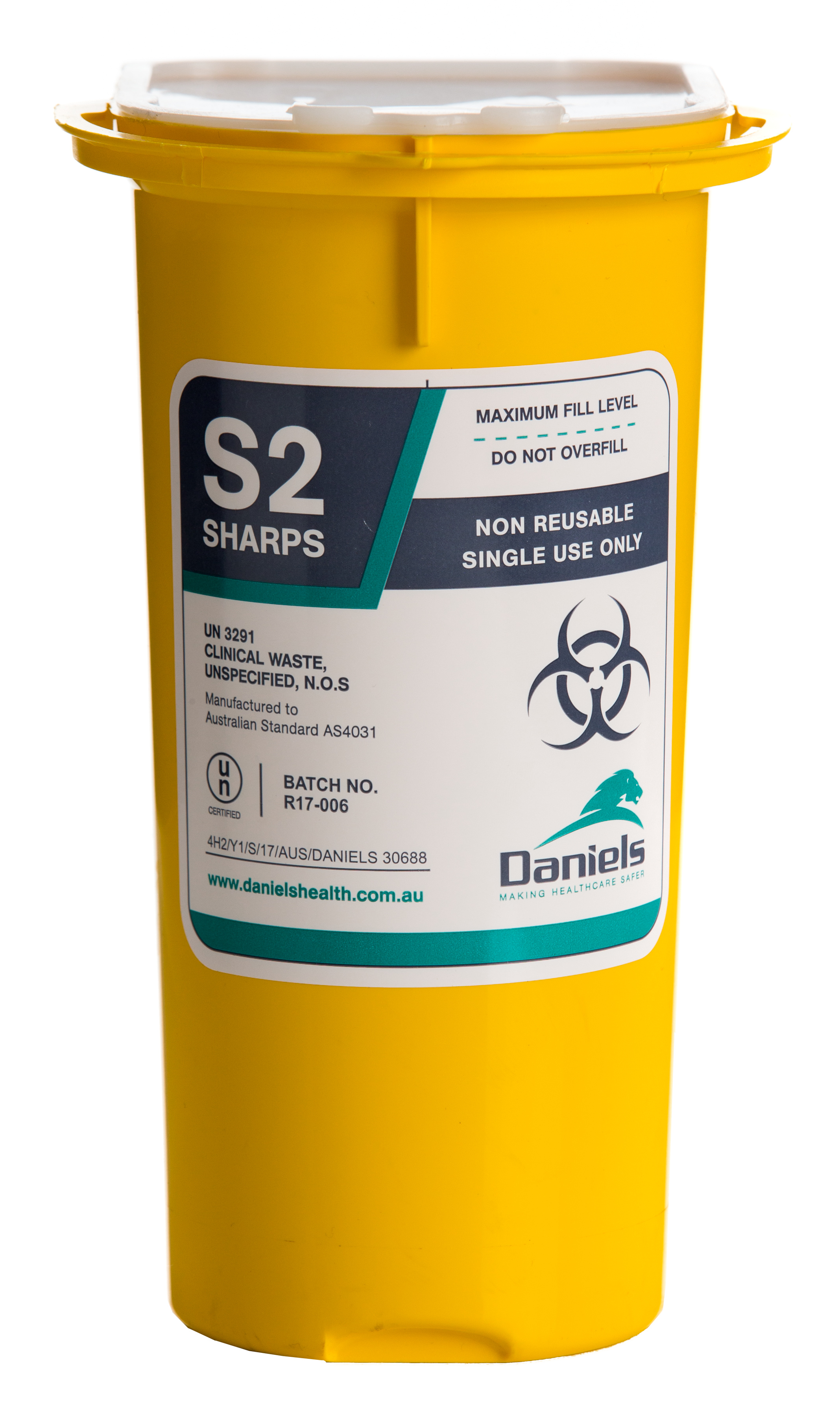 S2 Single-Use Sharps Container