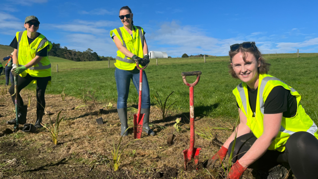 Team Effort: Over 1600 Trees Planted for Biodiversity