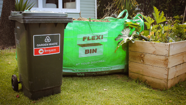 Garden waste to compost